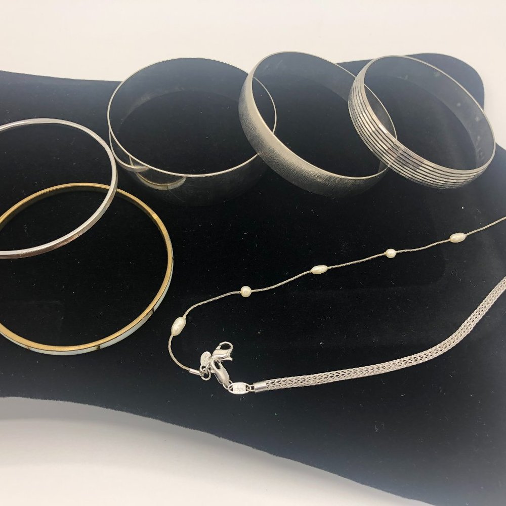 Silver Bracelet Lot